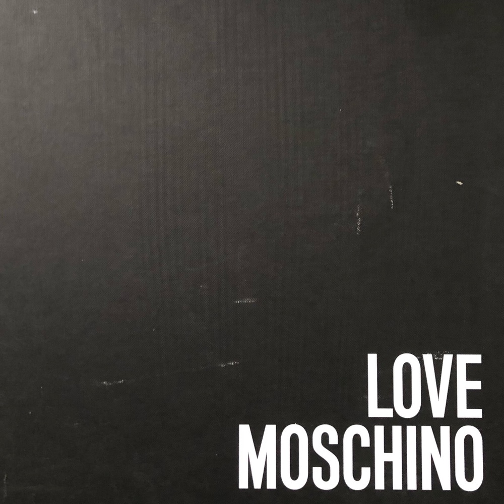Red Authentic Moschino Rain Boots